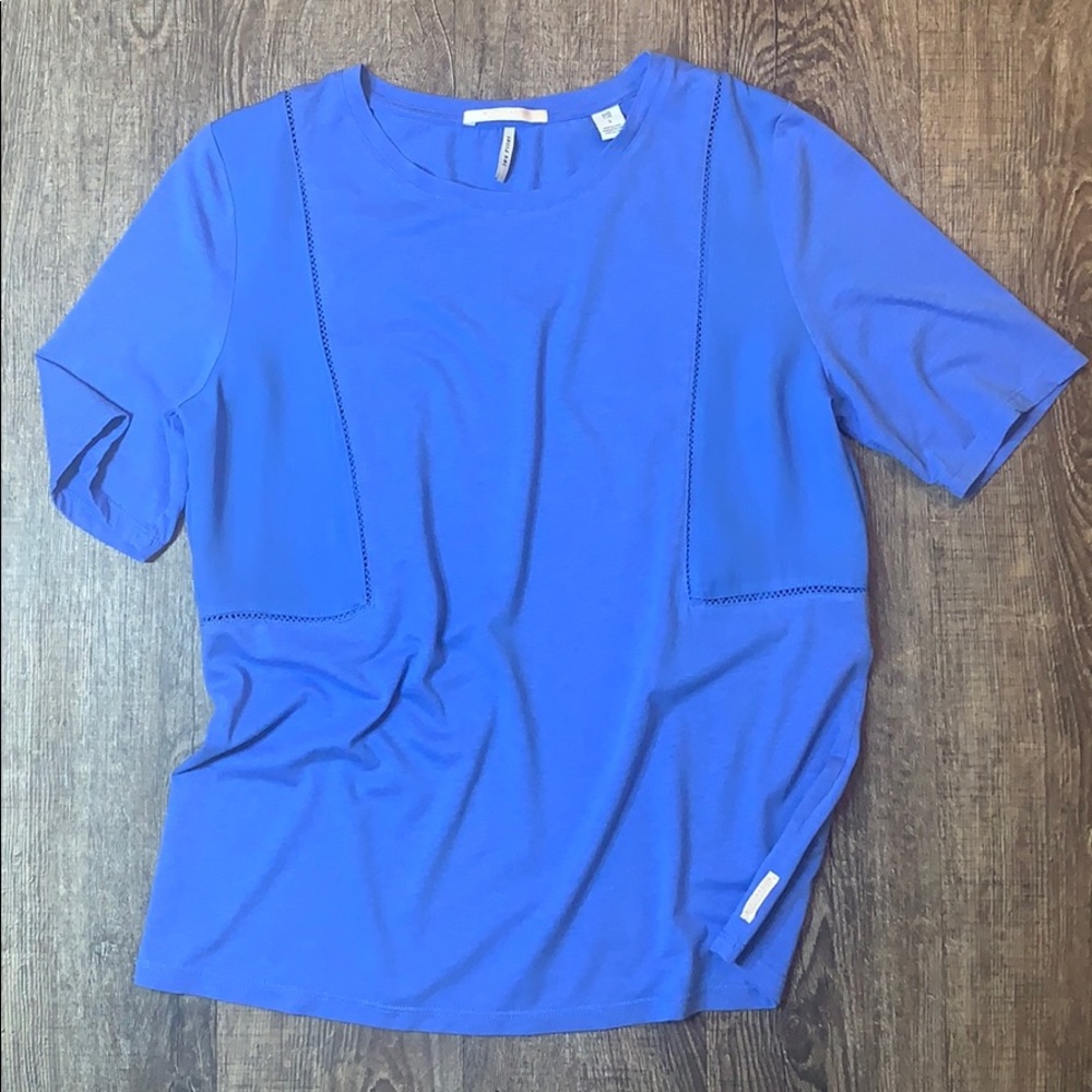 Scotch & Soda Jersey Tee W/ Ladder Stitch Panels